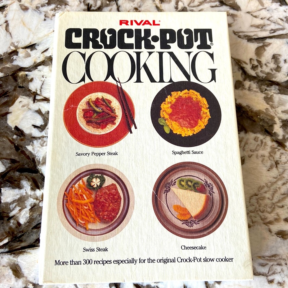 Vintage crock pot cook book